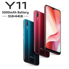 Vivo Y11 Original Phone 100% Legit Cellphone Cheap Smartphone 6+128GB High Configuration 6.35” Full HD Screen 5000mAh Battery