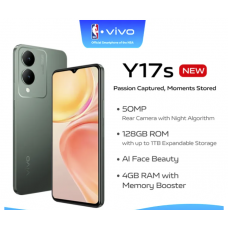 vivo Y17s cellphone 50MP rear hd camera 128GB ROM mobile phone up to 1TB Expandable Storage 4GB+4GB RAM gaming phone 5000mAh Battery 15W fast charge vivo smartphone android os